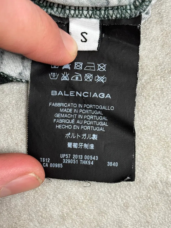 SS2013 Balenciaga Marble Abstract Green Longsleeves GSUjdEl 8