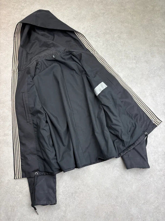 SS2013 Dior Black Hooded Lines Jacket by Kris Van Assche BeDRdMi 6