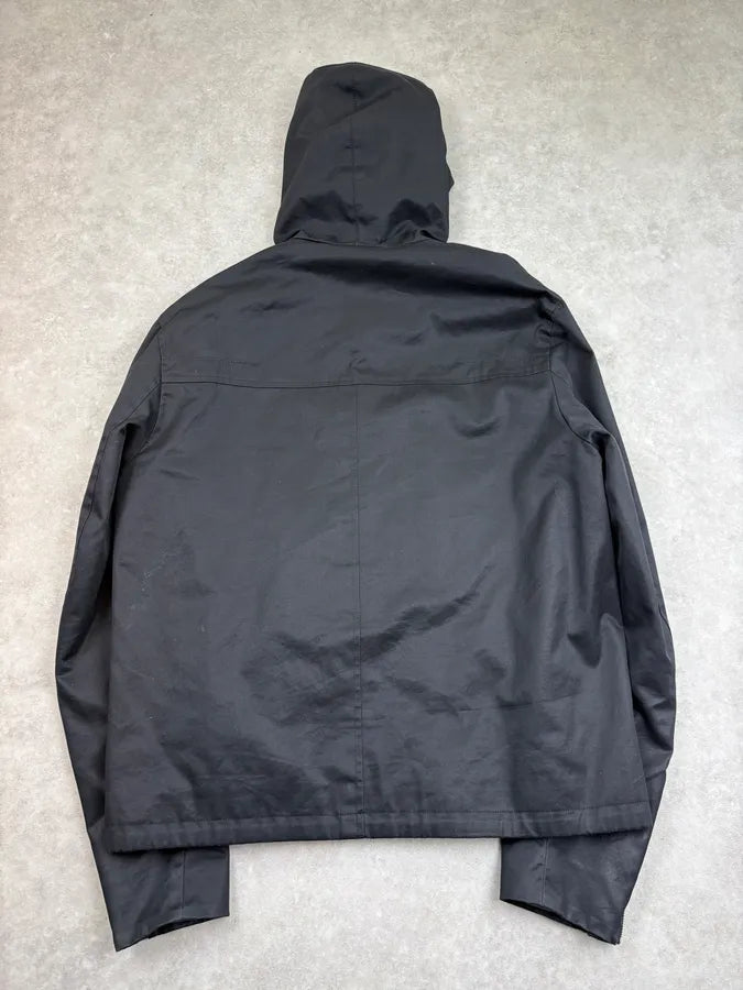 SS2013 Dior Black Hooded Lines Jacket by Kris Van Assche BeDRdMi 5