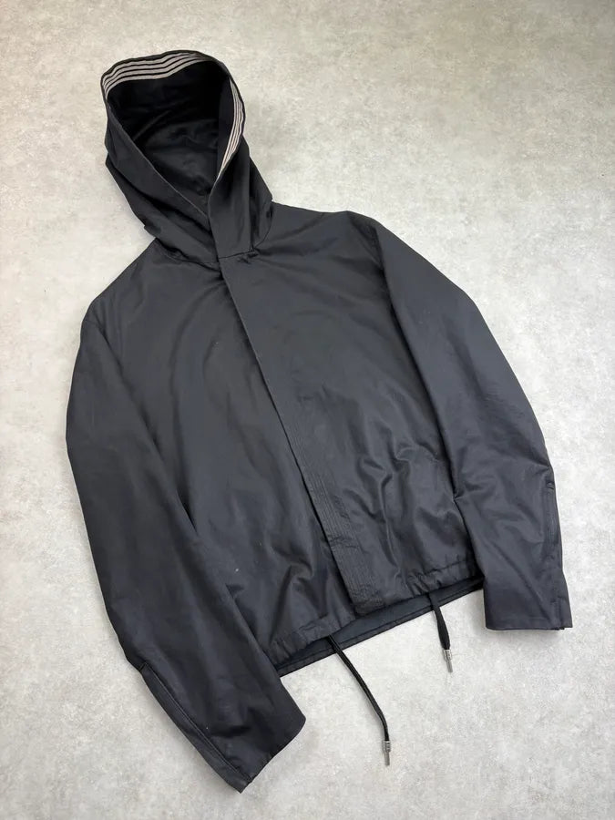 SS2013 Dior Black Hooded Lines Jacket by Kris Van Assche BeDRdMi 3