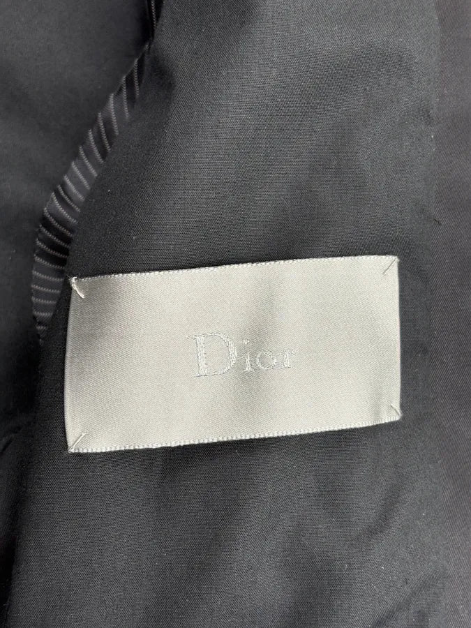 SS2013 Dior Black Hooded Lines Jacket by Kris Van Assche BeDRdMi 11
