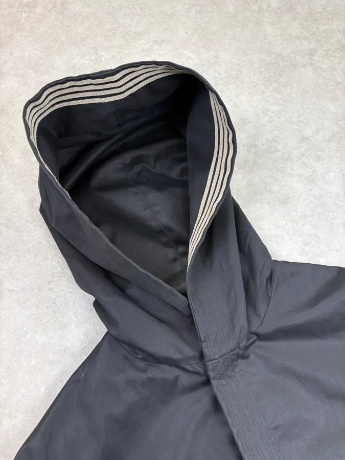 SS2013 Dior Black Hooded Lines Jacket by Kris Van Assche BeDRdMi 4