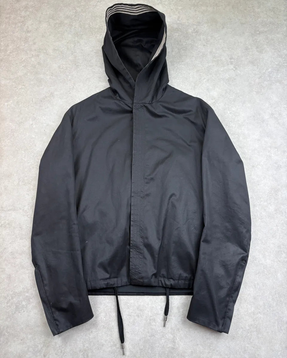 SS2013 Dior Black Hooded Lines Jacket by Kris Van Assche BeDRdMi 0