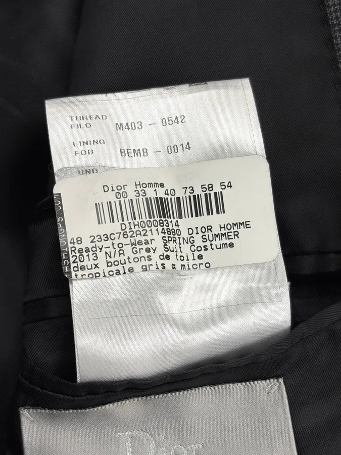 SS2013 Dior Grey Classy Blazer Jacket by Kris Van Assche zaevLmd 11