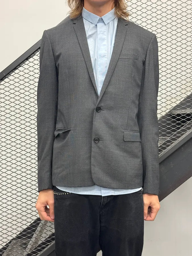 SS2013 Dior Grey Classy Blazer Jacket by Kris Van Assche zaevLmd 1
