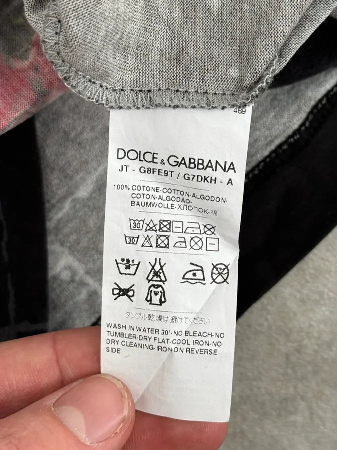 SS2015 Dolce & Gabbana Bull Corrida Rose T-Shirt zZKRSws 11