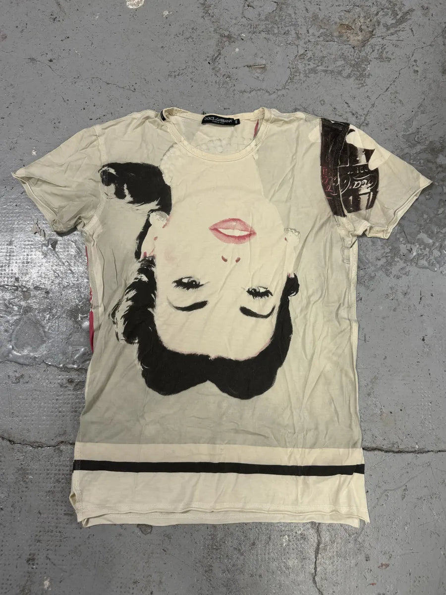 FW2011 Dolce & Gabbana Lady Coca-Cola White T-Shirt RBUloIn 4