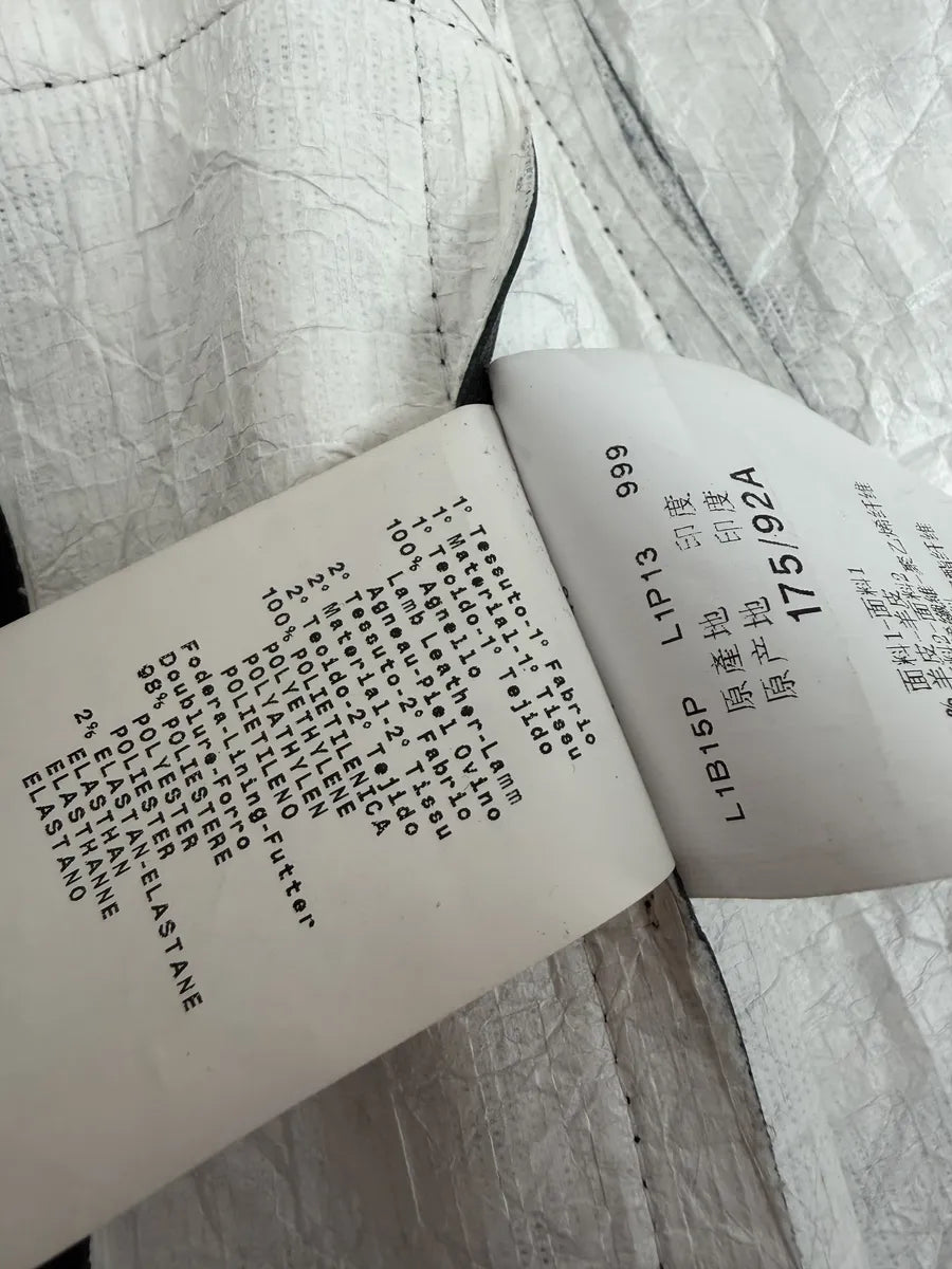 SS2013 Emporio Armani Black Eroded Blazer Officer Jacket xQtgMkx 7