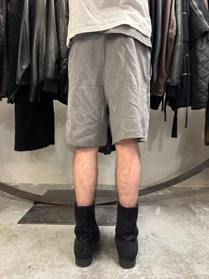 SS2013 Emporio Armani Grey Silk Linen Short (M) SuVTPcH 3