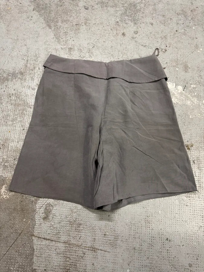 SS2013 Emporio Armani Grey Silk Linen Short (M) SuVTPcH 5
