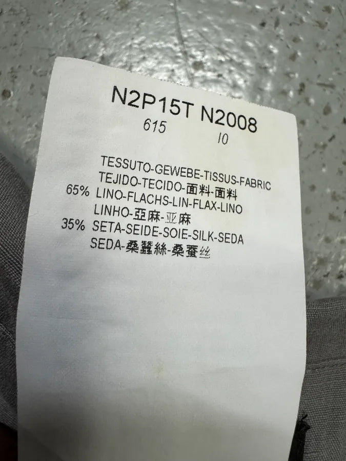 SS2013 Emporio Armani Grey Silk Linen Short SuVTPcH 8