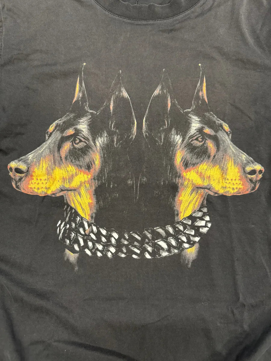 SS2013 Givenchy Doberman Dog Black T-Shirt by Riccardo Tisci SS2013 Givenchy Doberman Dog Black T-Shirt by Riccardo Tisci