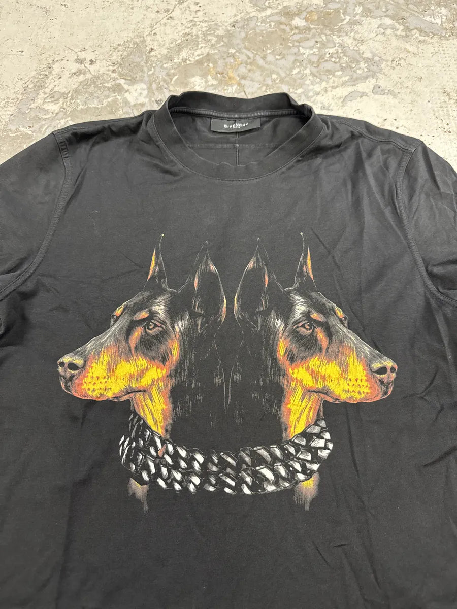 SS2013 Givenchy Doberman Dogs Black T-Shirt by Riccardo Tisci PWQCDto 6
