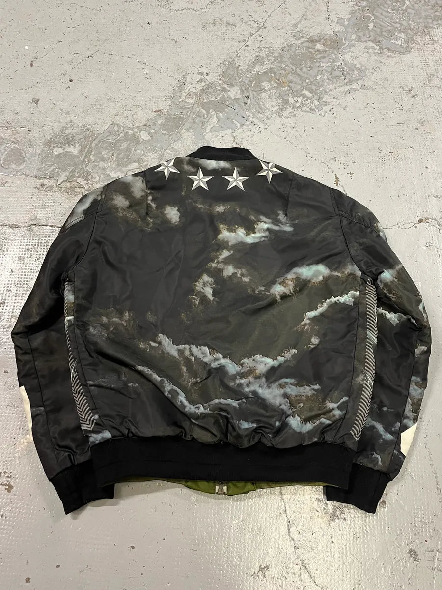 SS2013 Givenchy Reversible Stars & Khaki Bomber Jacket by Riccardo Tisci iuPurEl 10
