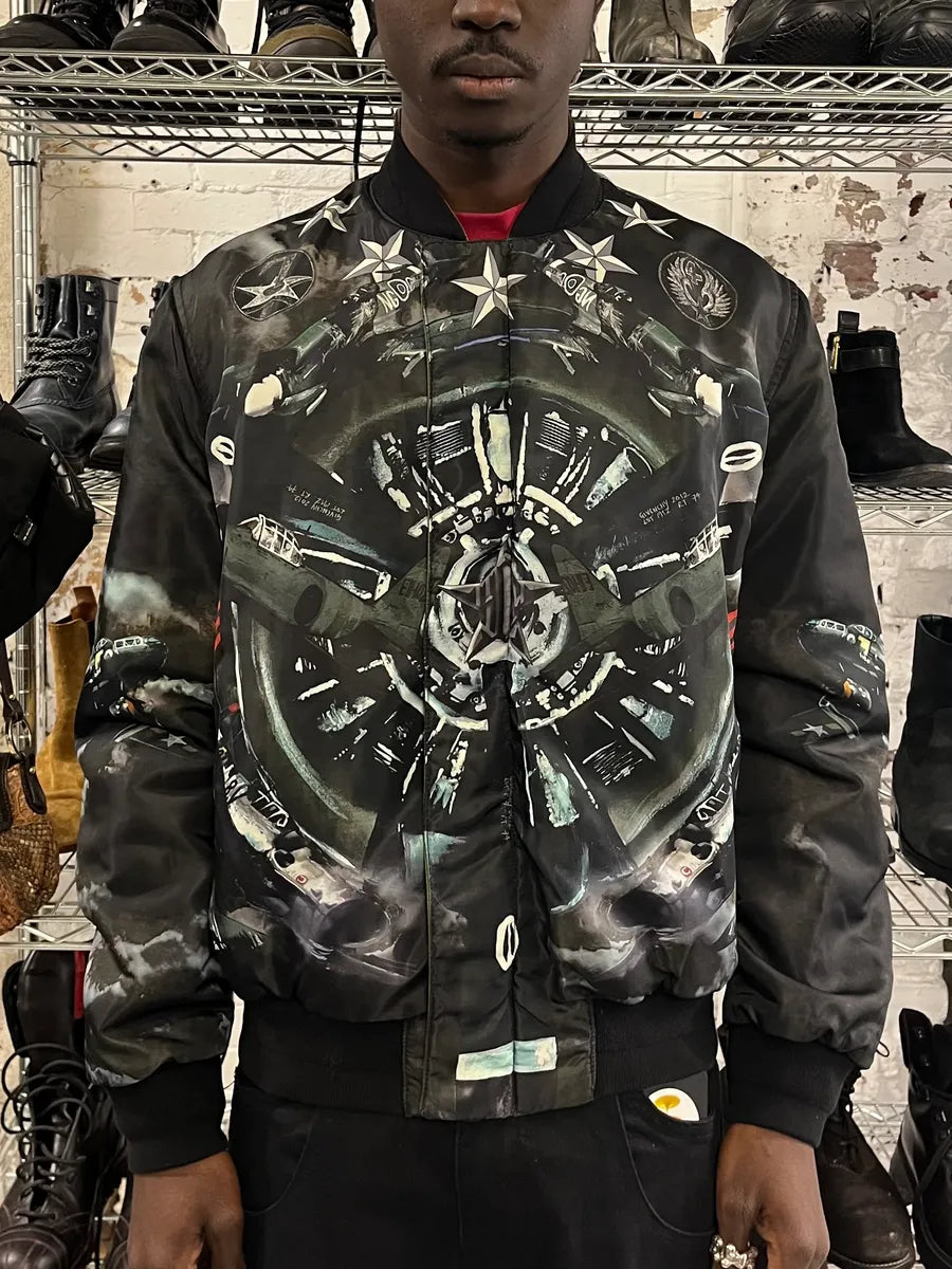 SS2013 Givenchy Reversible Stars & Khaki Bomber Jacket by Riccardo Tisci iuPurEl 4