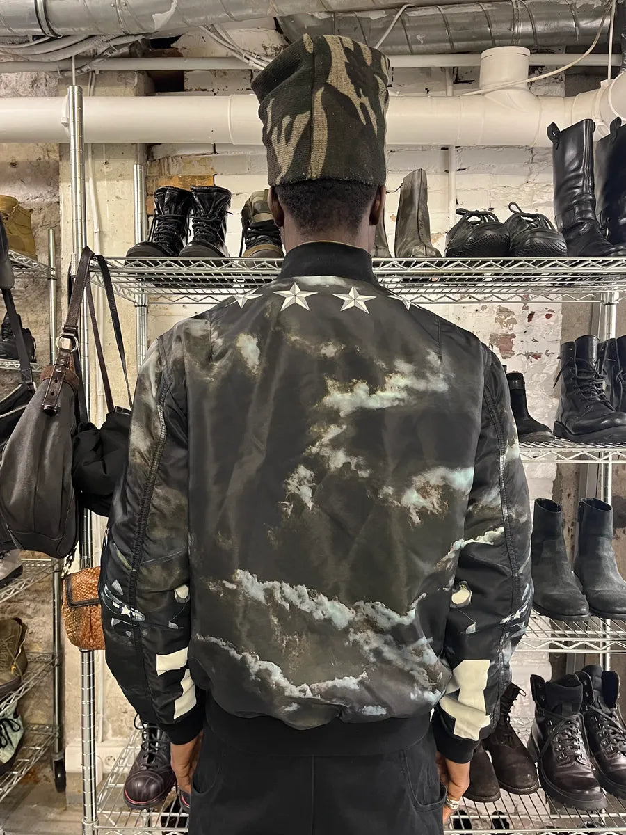 SS2013 Givenchy Reversible Stars & Khaki Bomber Jacket by Riccardo Tisci iuPurEl 6