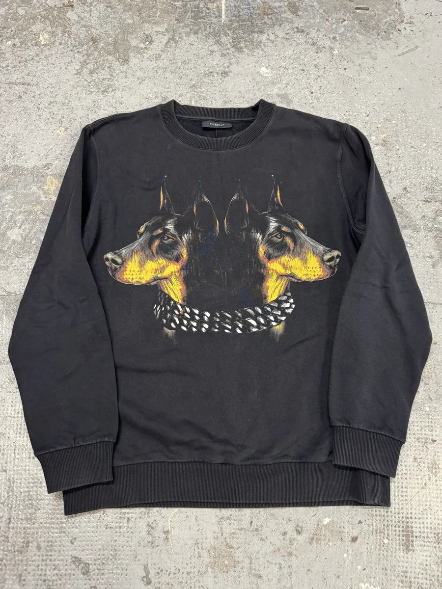 SS2013 Givenchy Rottweiler Dogs Black Sweater by Riccardo Tisci GLwUbYK 0