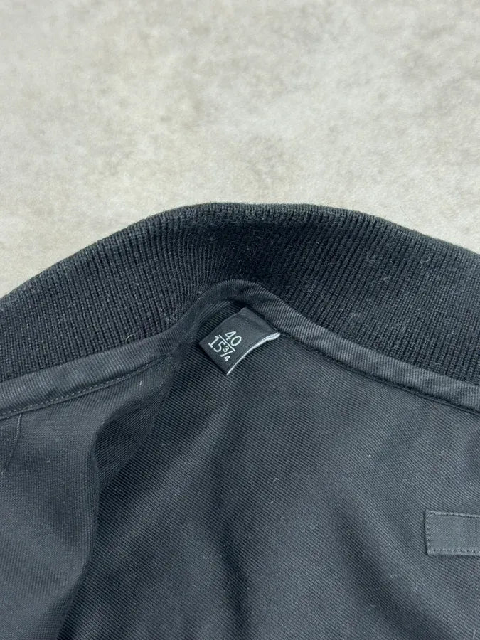 SS2013 Gucci Black Contrast Signature Stripe Shirt jwPjUjw 10