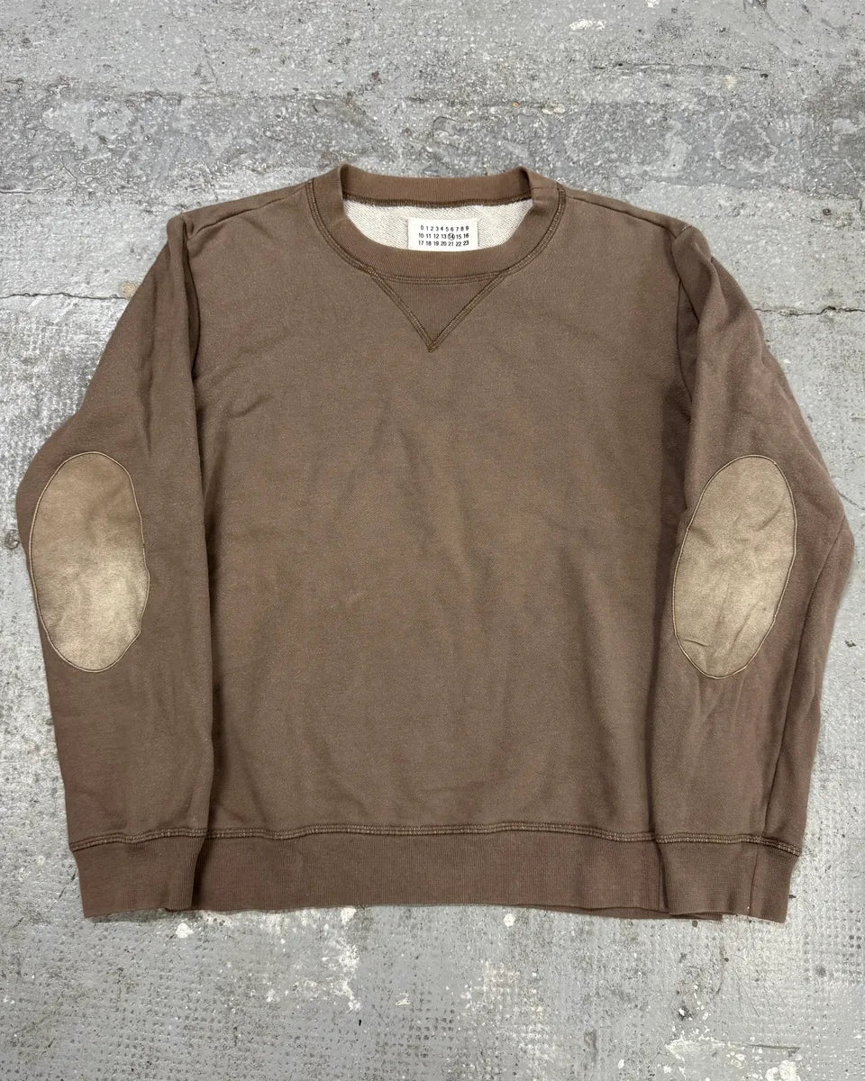 SS2013 Maison Margiela Beige Brown Signature Sweater brfXtyn 0