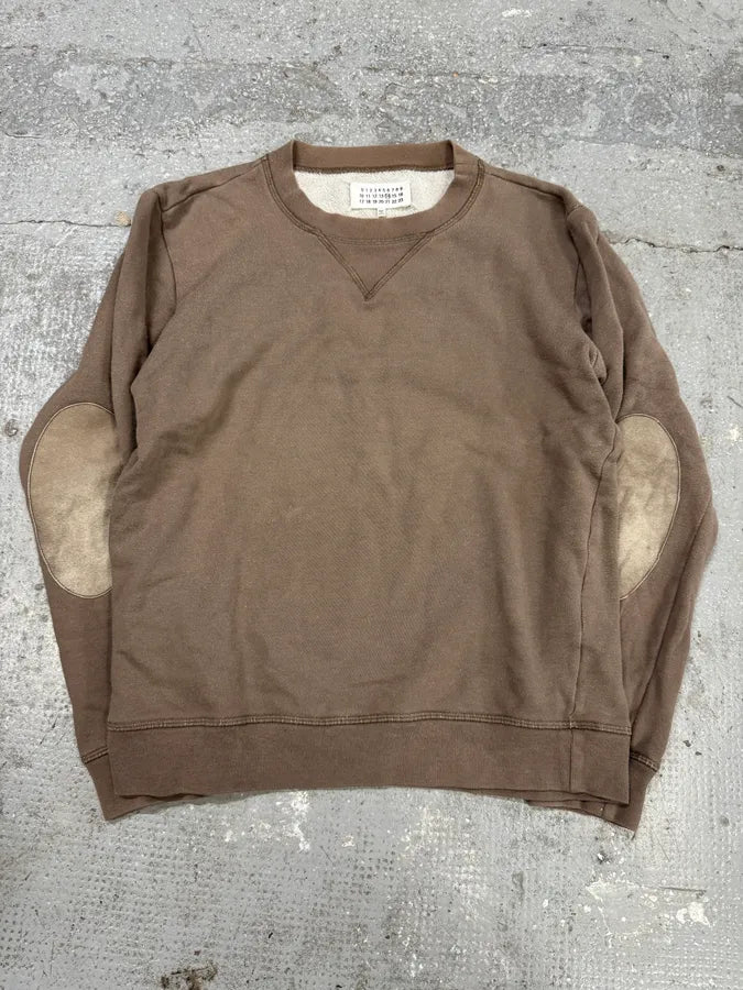 SS2013 Maison Margiela Beige Brown Signature Sweater brfXtyn 4