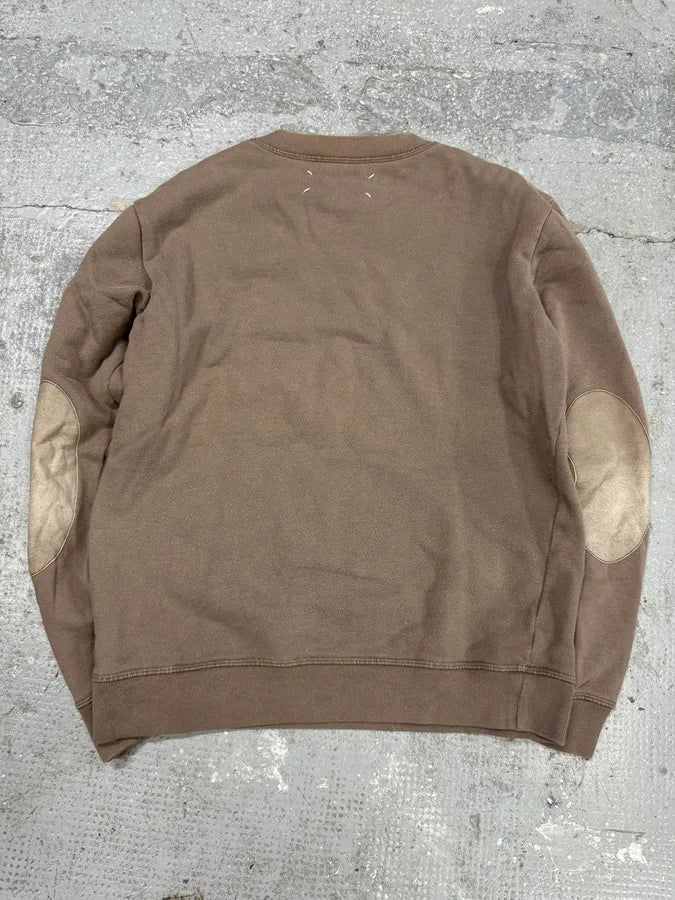 SS2013 Maison Margiela Beige Brown Signature Sweater brfXtyn 5