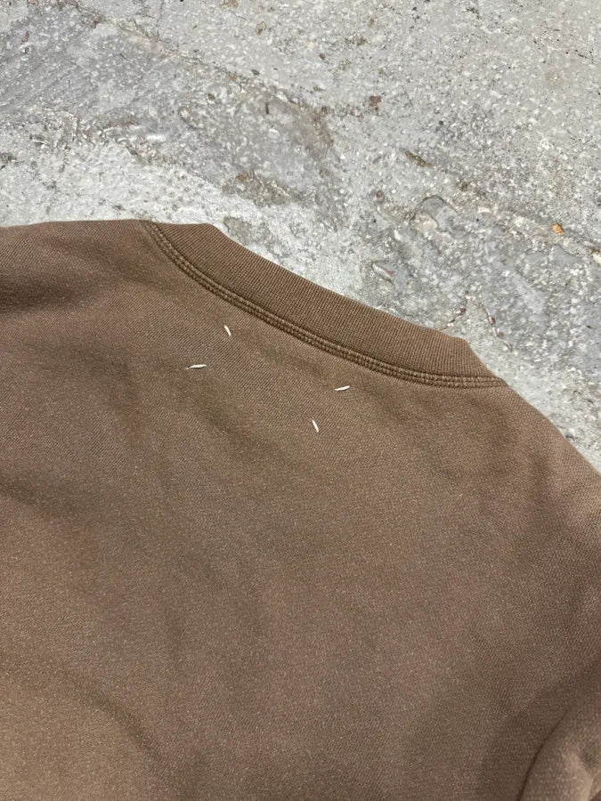 SS2013 Maison Margiela Beige Brown Signature Sweater brfXtyn 6
