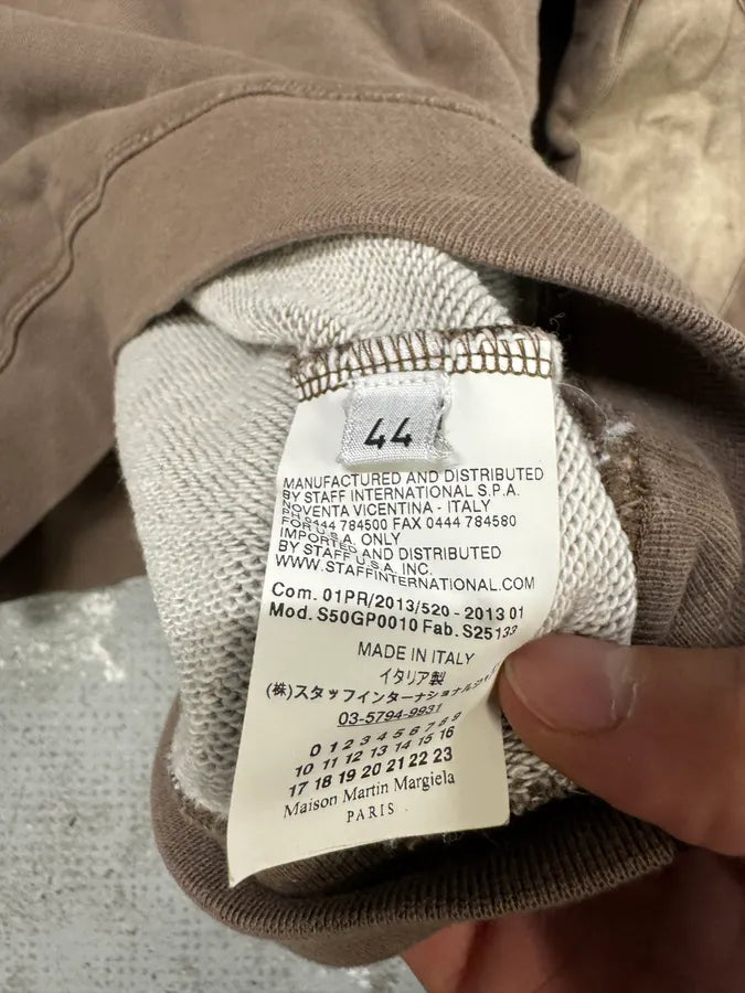 SS2013 Maison Margiela Beige Brown Signature Sweater brfXtyn 9