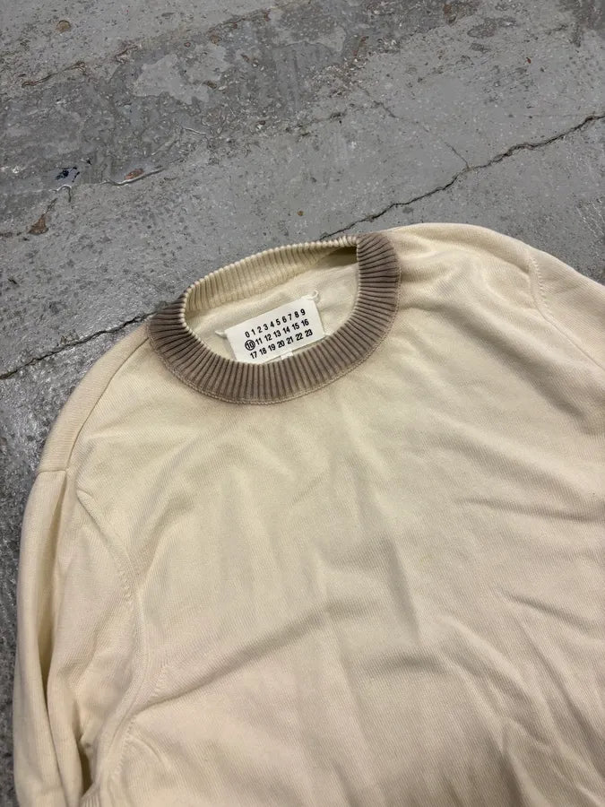 SS2013 Maison Margiela Beige & Brown Gradiant Classy Sweater cptoJTB 4