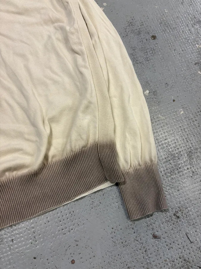 SS2013 Maison Margiela Beige & Brown Gradiant Classy Sweater cptoJTB 6