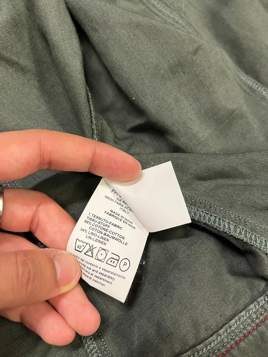 SS2013 Marithé + François Girbaud Green Buttoned Light Jacket KhxRwMk 12