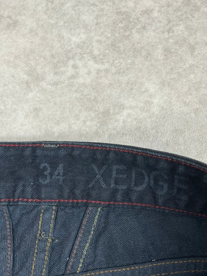 SS2013 Marithé + François Girbaud Navy Blue Studded Denim Jeans NFqKgTS 11