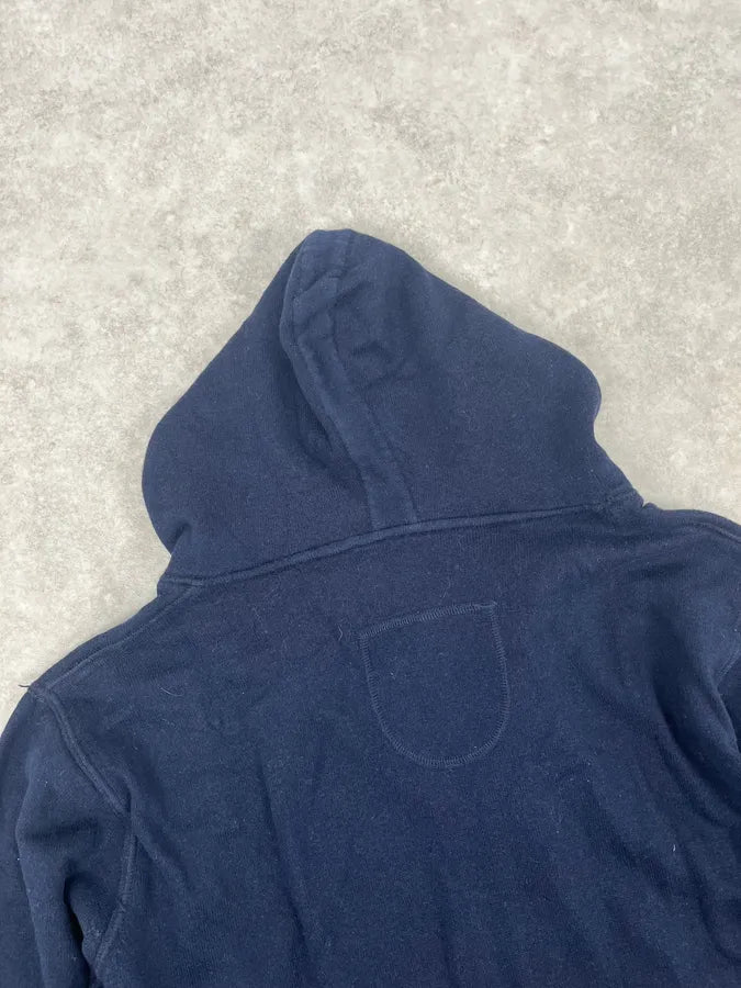 SS2013 Marithé + François Girbaud Navy Wool Zip-up Hoodie jNTqKHi 6