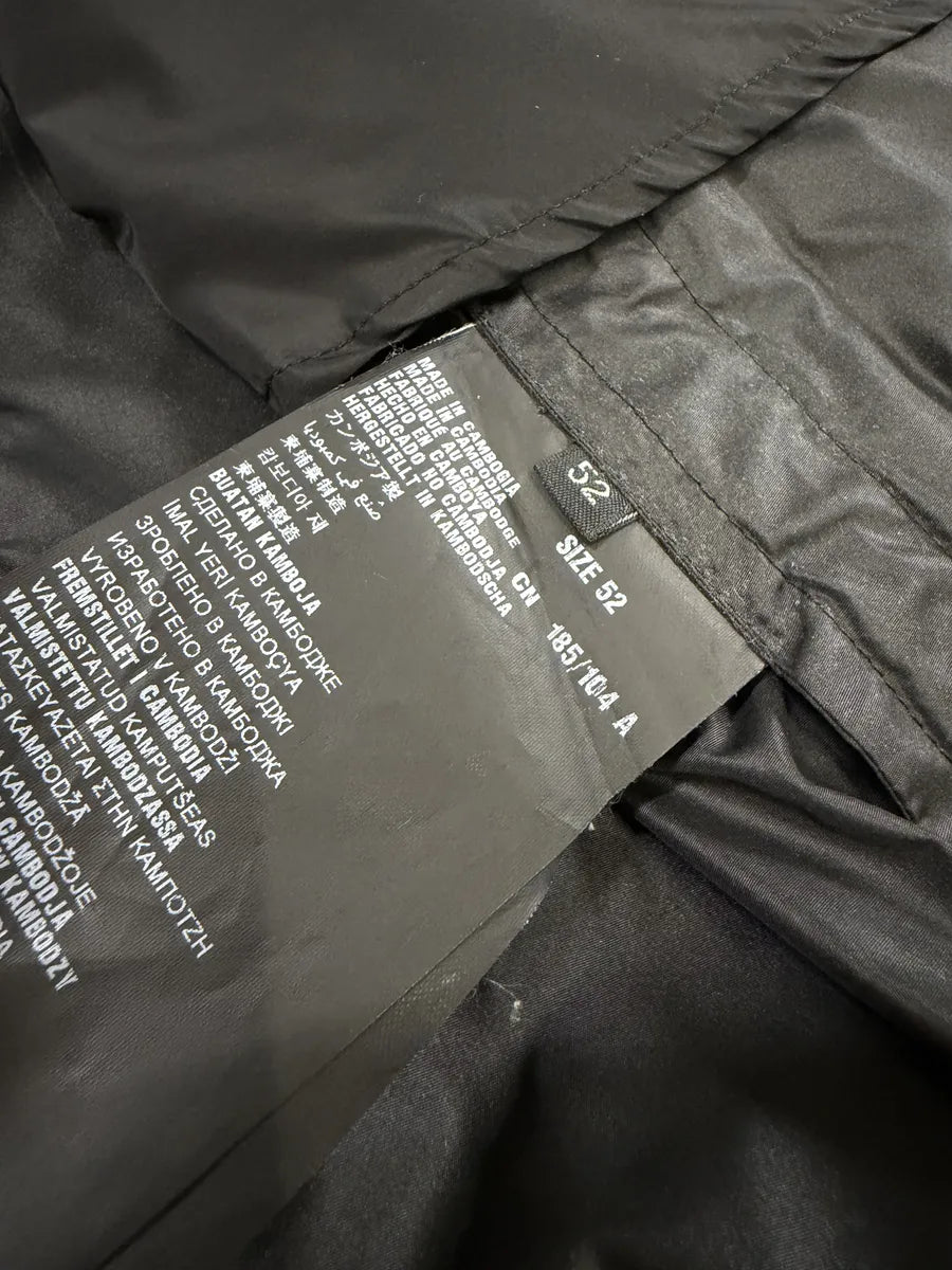 SS2013 Prada Black Hybrid Leather Nylon Jacket GZOFAwX 11