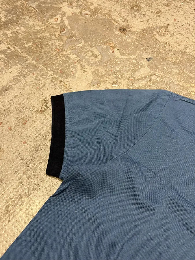 SS2013 Prada Blue Propaganda Polo Shirt (M) lODKGha 4