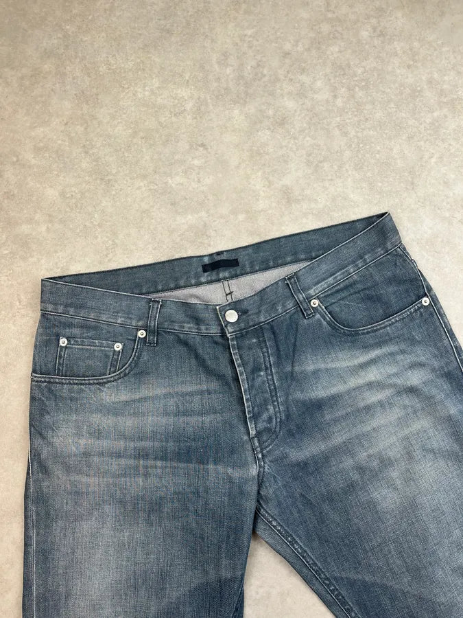 SS2013 Prada Faded Blue Large Denim Jeans hLSMeaD 4