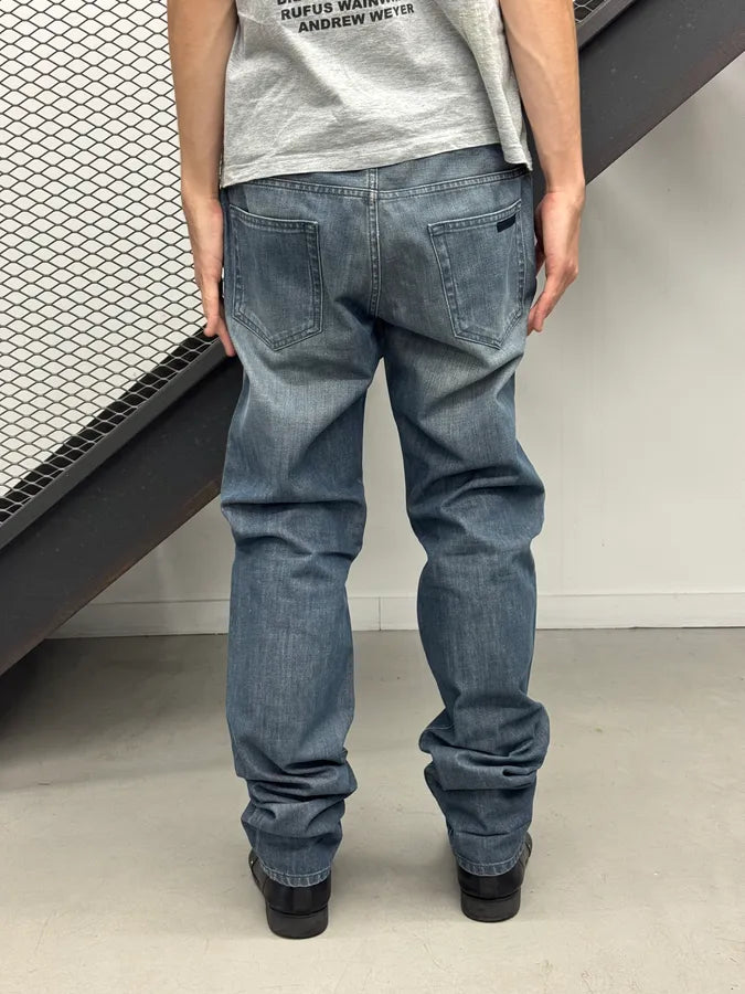 SS2013 Prada Faded Blue Large Denim Jeans hLSMeaD 2