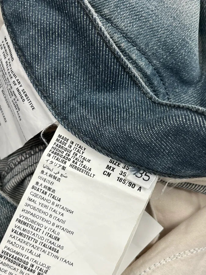 SS2013 Prada Faded Blue Large Denim Jeans hLSMeaD 12