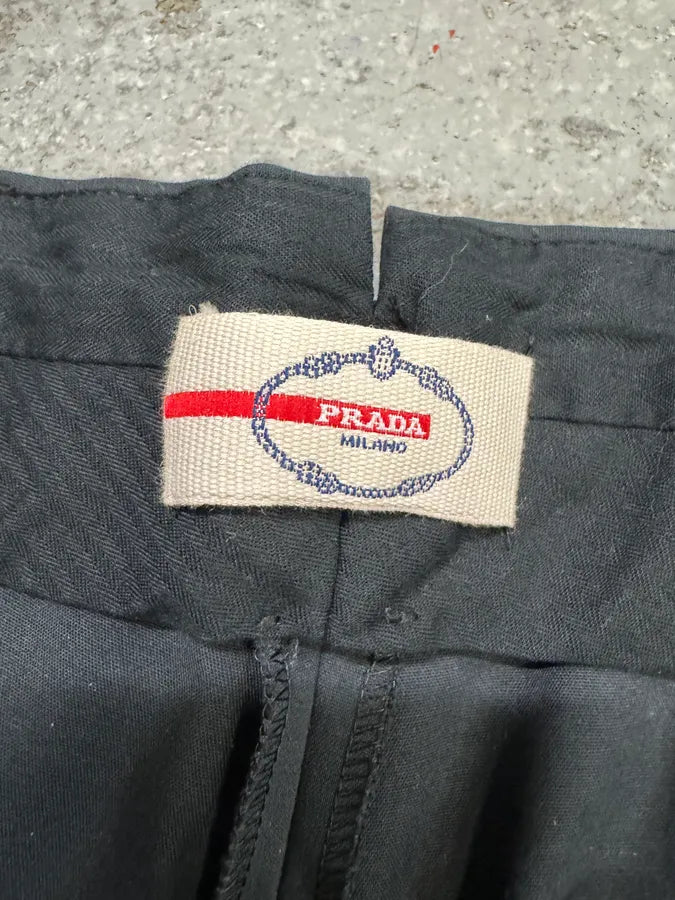 SS2013 Prada Navy Casual Pants BsZIHxt 5