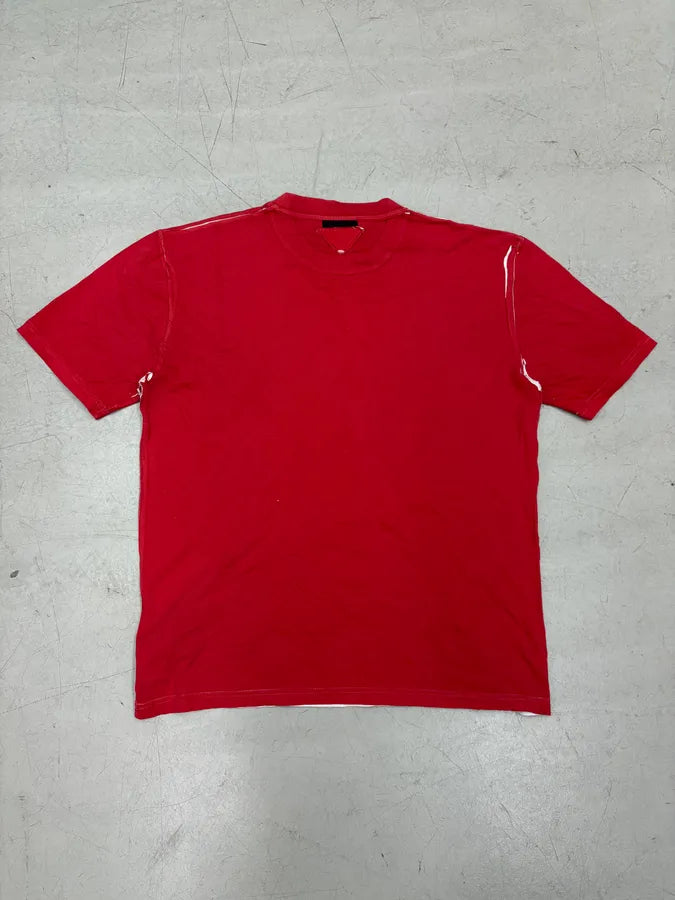 SS2013 Prada Red Pixelated Face T-Shirt incRdKF 5