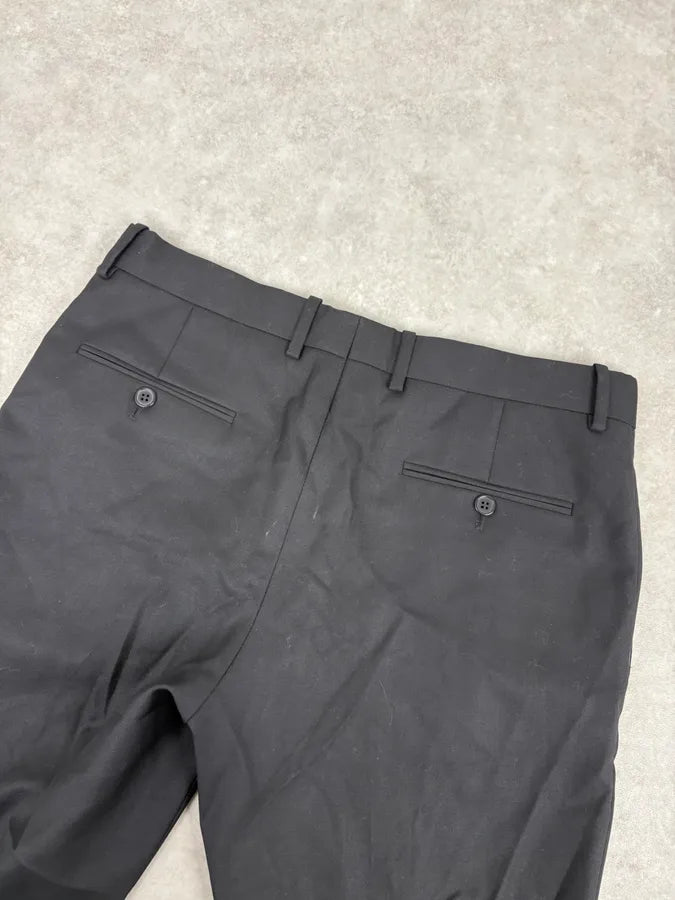 SS2012 Saint Laurent Black Classy Tailored Pants by Hedi Slimane XSYolCU 6