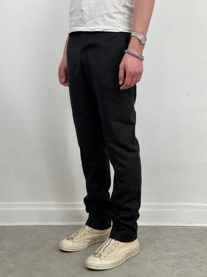 SS2012 Saint Laurent Black Classy Tailored Pants by Hedi Slimane XSYolCU 2