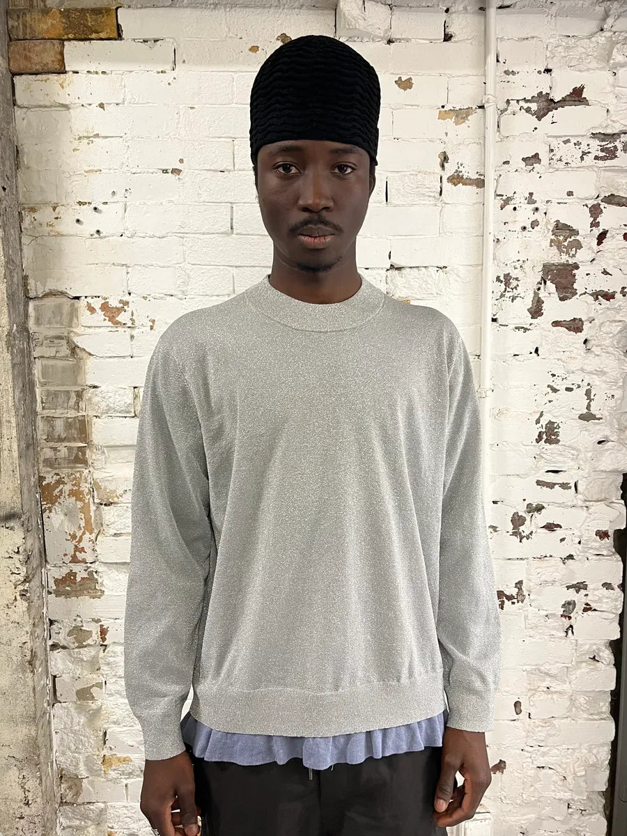 SS2014 Acne Studios Grey Layered Sweater ZFlcuuX 0
