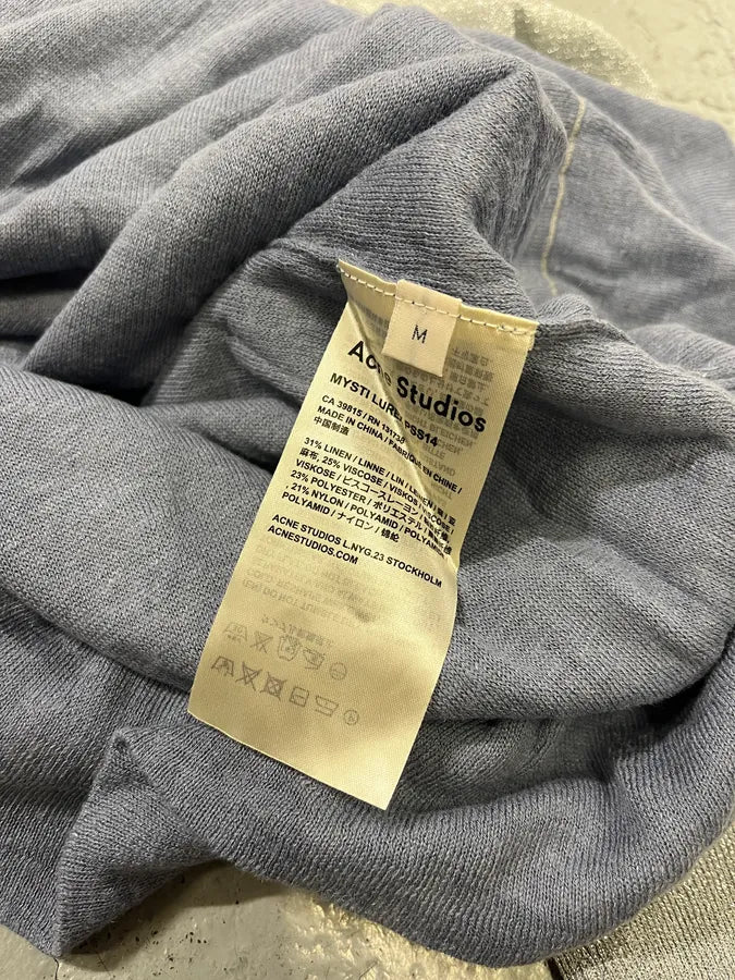 SS2014 Acne Studios Grey Layered Sweater ZFlcuuX 9