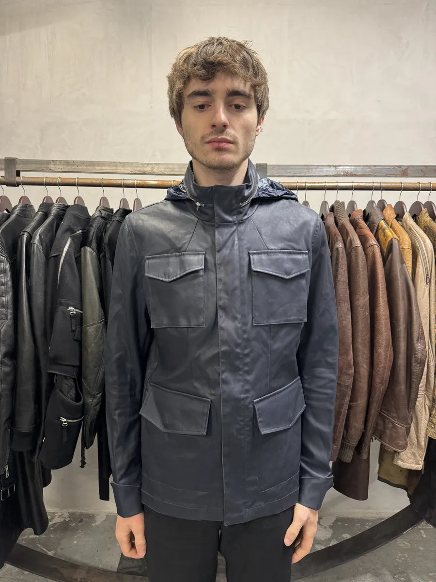 SS2014 Acne Studios Imperial Navy Multi Pockets Jacket srSGVDC 2