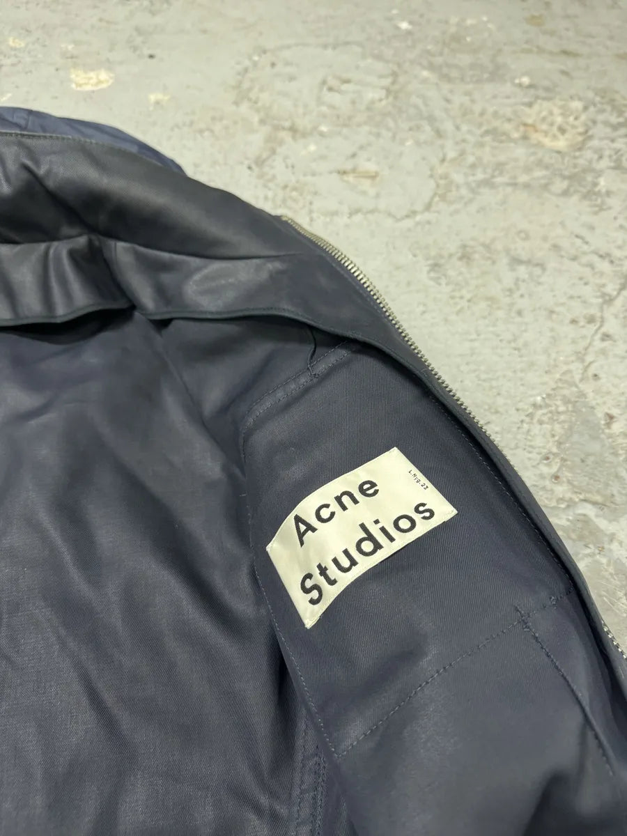 SS2014 Acne Studios Imperial Navy Multi Pockets Jacket srSGVDC 5