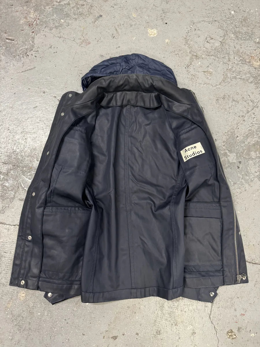 SS2014 Acne Studios Imperial Navy Multi Pockets Jacket srSGVDC 6