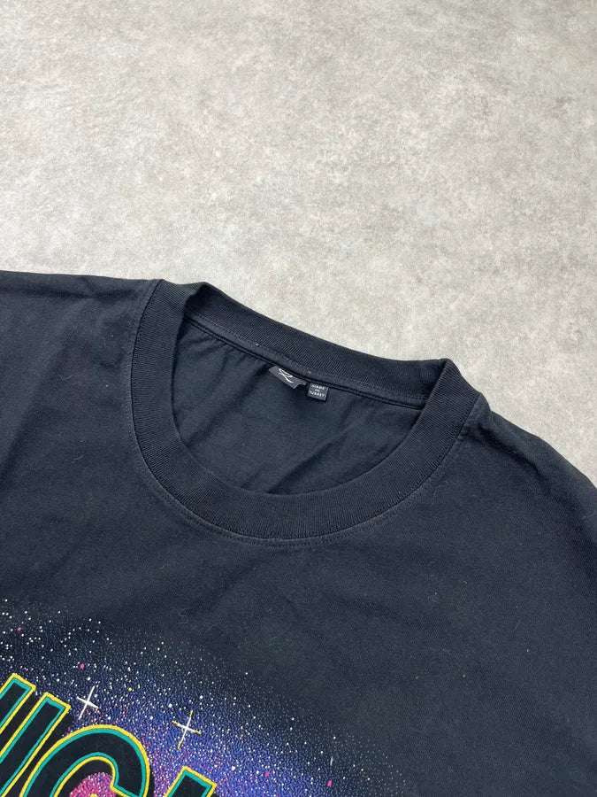 SS2014 Alexander McQueen High Rollin Black T-Shirt JPgOjFk 3