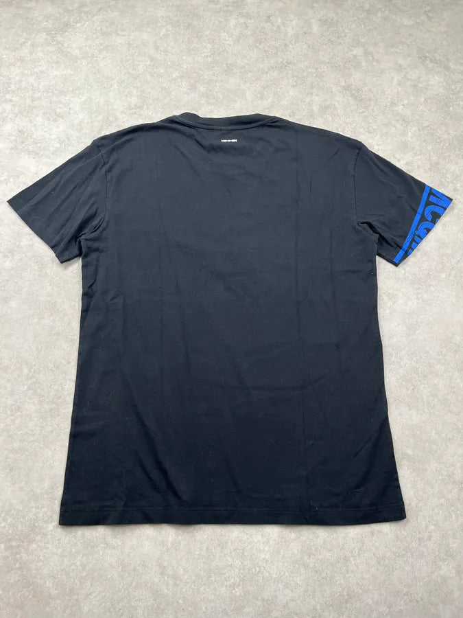 SS2014 Alexander McQueen High Rollin Black T-Shirt JPgOjFk 6