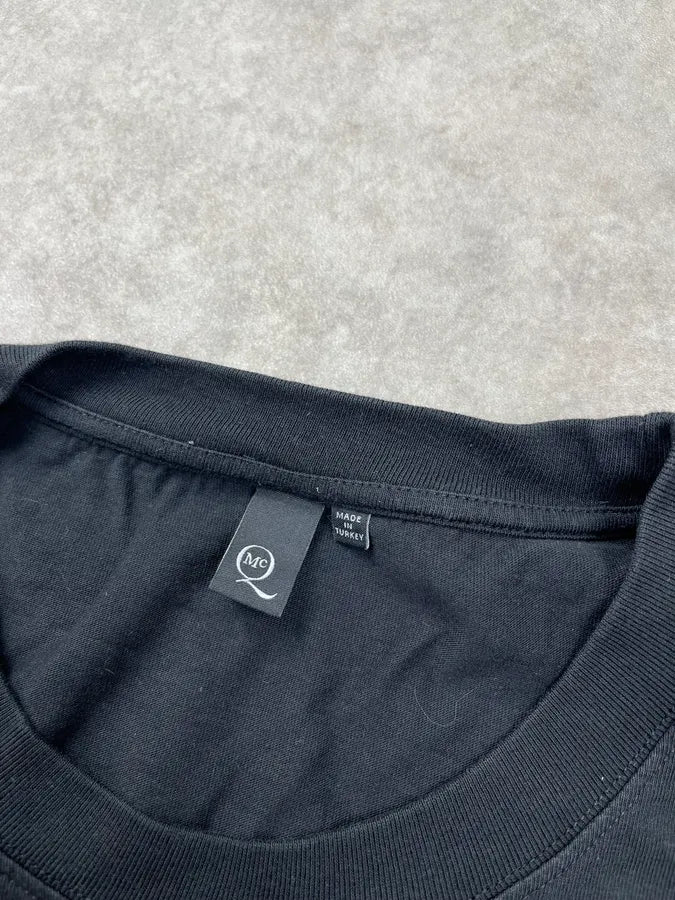 SS2014 Alexander McQueen High Rollin Black T-Shirt JPgOjFk 8