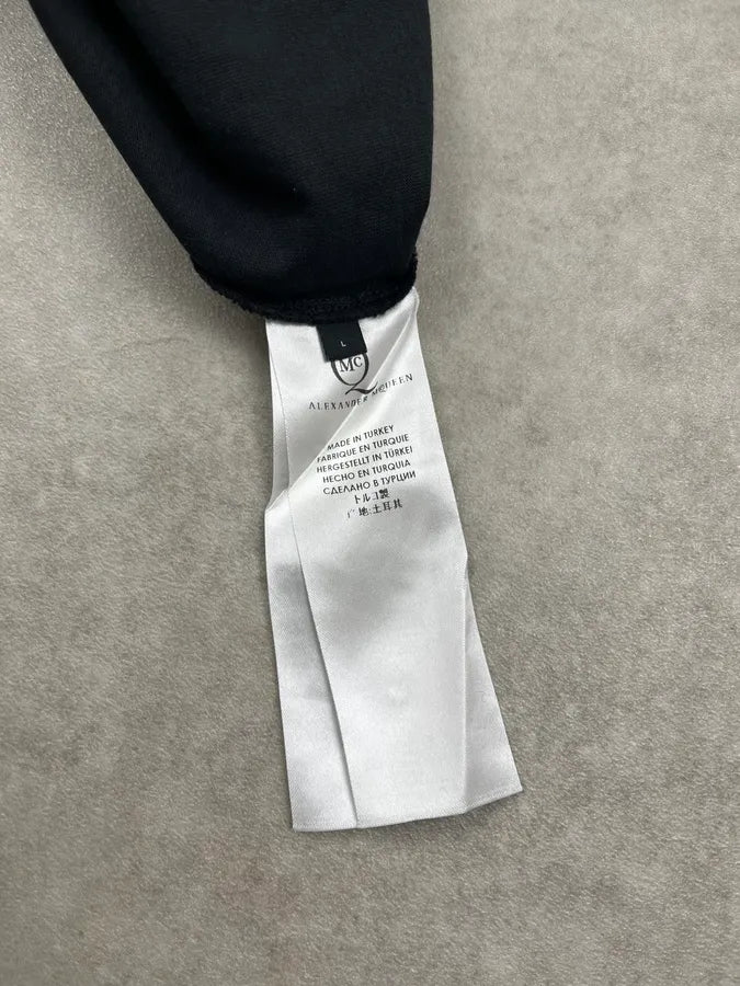 SS2014 Alexander McQueen High Rollin Black T-Shirt JPgOjFk 9